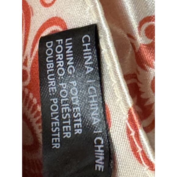 Grace Adele Scentsy Crossbody/Clutch Ivory & Orange Patent NWOT - Picture 14 of 15